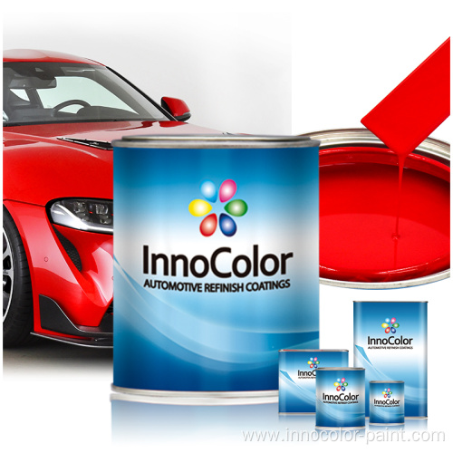 Auto body paint yellow black white red pearl
